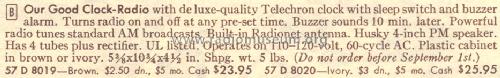 Silvertone 8020 Order=57D 8020; Sears, Roebuck & Co. (ID = 1630019) Radio