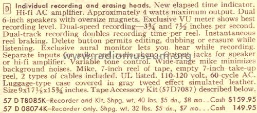 Silvertone 8074 Ch= 528.59051 Order=57D 08074K; Sears, Roebuck & Co. (ID = 1635410) R-Player