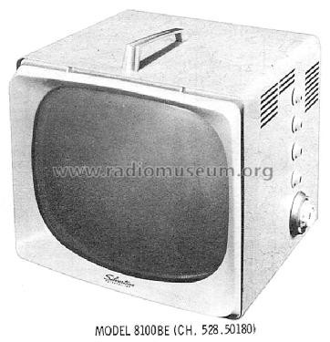 Silvertone 8100BE Ch= 528.50180; Sears, Roebuck & Co. (ID = 785936) Television