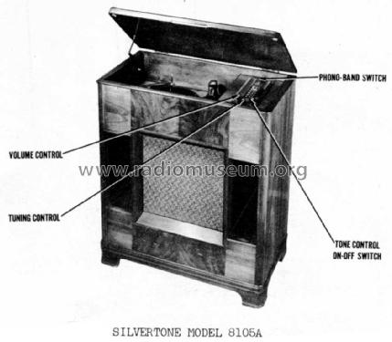 Silvertone 8105A Ch= 101.833; Sears, Roebuck & Co. (ID = 957579) Radio