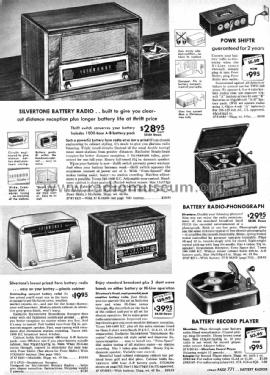 Silvertone 8201 ; Sears, Roebuck & Co. (ID = 1322798) Radio