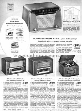 Silvertone 8220 Ch= 101.801-3D; Sears, Roebuck & Co. (ID = 1318713) Radio