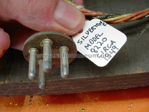 Silvertone 8220 Ch= 101.801-3D; Sears, Roebuck & Co. (ID = 1465599) Radio