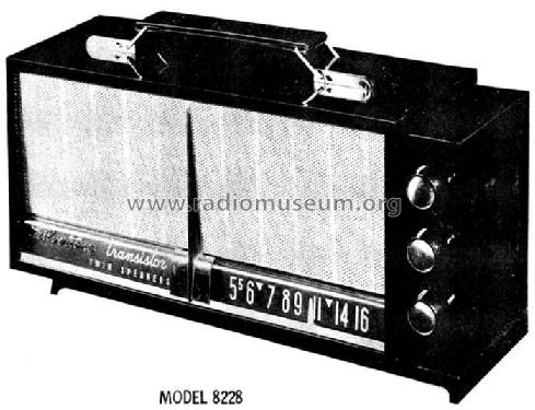 Silvertone 8228 Ch= 132.43100 Order=57D 8228; Sears, Roebuck & Co. (ID = 534269) Radio