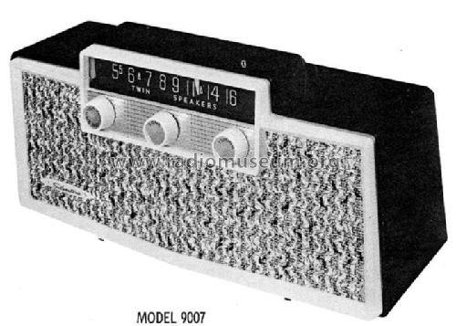 Silvertone 9007 Ch=132.45600 Order=57Y 9007; Sears, Roebuck & Co. (ID = 604634) Radio