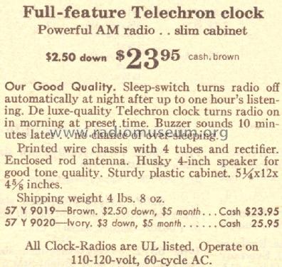 Silvertone 9019 Ch=528.53310 Order=57Y 9019; Sears, Roebuck & Co. (ID = 1638434) Radio