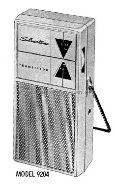 Silvertone 9204 Ch= 132.43600 Order=57Y 9204; Sears, Roebuck & Co. (ID = 701071) Radio