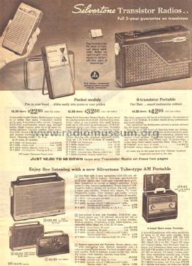 Silvertone 9204 Ch= 132.43600 Order=57Y 9204; Sears, Roebuck & Co. (ID = 1669841) Radio