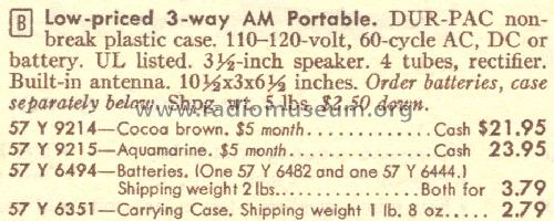 Silvertone 9214 Ch=528.53350 Order=57Y 9214; Sears, Roebuck & Co. (ID = 1637950) Radio