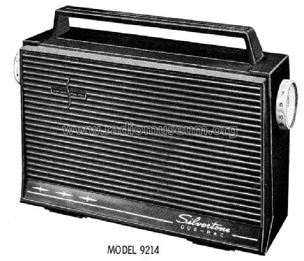 Silvertone 9214 Ch=528.53350 Order=57Y 9214; Sears, Roebuck & Co. (ID = 634957) Radio