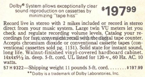 Silvertone 9322 Order= 57H 9322; Sears, Roebuck & Co. (ID = 1739748) Reg-Riprod