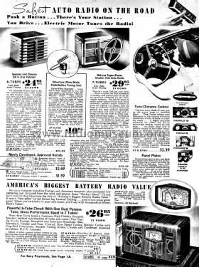 Silvertone Auto Radio Order= 57H 6101 Ch= 101.496; Sears, Roebuck & Co. (ID = 1284283) Car Radio
