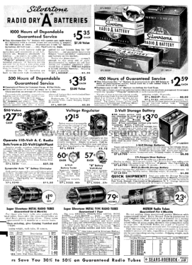 Silvertone Batteries and Storage Batteries ; Sears, Roebuck & Co. (ID = 1274547) Power-S