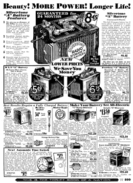 Silvertone Battery Charger Order= 57V 5206 or 57D 5206; Sears, Roebuck & Co. (ID = 1254979) Power-S