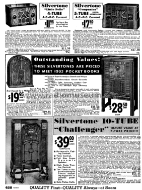 Silvertone 1720 Challenger Order= 57D 1720; Sears, Roebuck & Co. (ID = 1266618) Radio