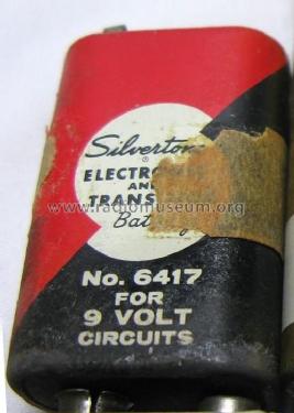 Silvertone - Electronic and Transistor Battery for 9 Volt Circuits 6417; Sears, Roebuck & Co. (ID = 1727121) Power-S