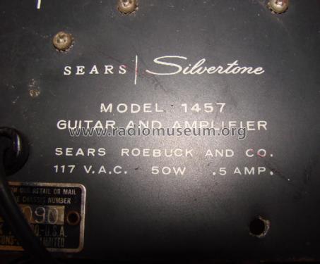 Silvertone Guitar and Amplifier 1457 Ch= 185.11090; Sears, Roebuck & Co. (ID = 1551708) Verst/Mix