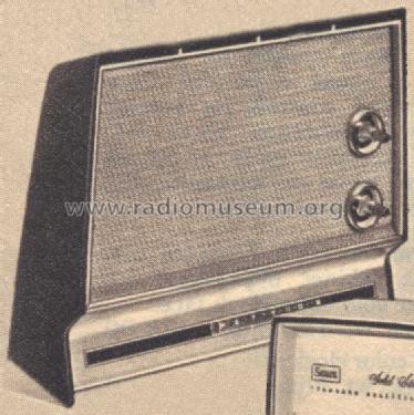 Silvertone Instant Sound Solid State 8005 Ebony Ch= 132.30301 Order=57G 8005; Sears, Roebuck & Co. (ID = 1675326) Radio