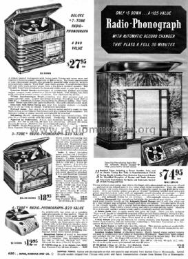 Silvertone Jive Box Order= 57F 5741 Ch= 132.808; Sears, Roebuck & Co. (ID = 1306972) Radio