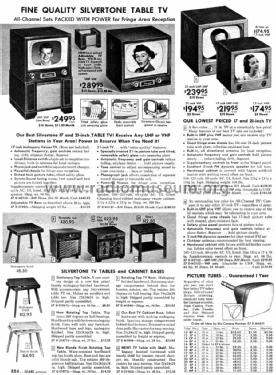 Silvertone M3106 ; Sears, Roebuck & Co. (ID = 1345132) Television