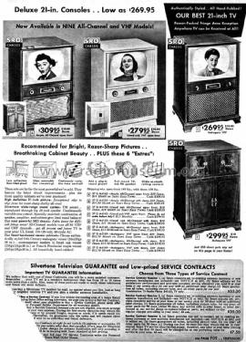 Silvertone M4142 or 4142 ; Sears, Roebuck & Co. (ID = 1341669) Television