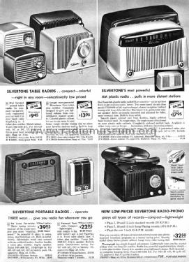 Silvertone Order= 57B 9000 Ch= 132.857; Sears, Roebuck & Co. (ID = 1322746) Radio