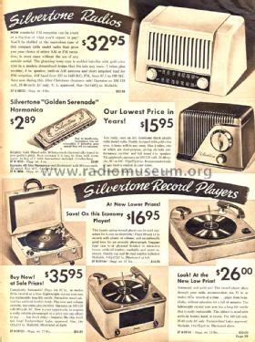 Silvertone Order= 57E 9141; Sears, Roebuck & Co. (ID = 1308325) R-Player