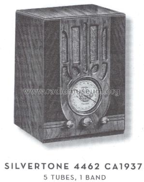 Silvertone 4462 Ch= 101.408 Order= 57D 4462; Sears, Roebuck & Co. (ID = 1565558) Radio