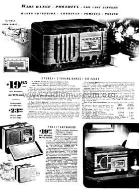 Silvertone Order= 57D 6351 Ch= 101.580; Sears, Roebuck & Co. (ID = 1297661) Radio