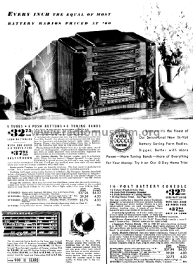 Silvertone Order= 57D 6363 Ch= 101.581; Sears, Roebuck & Co. (ID = 1296691) Radio