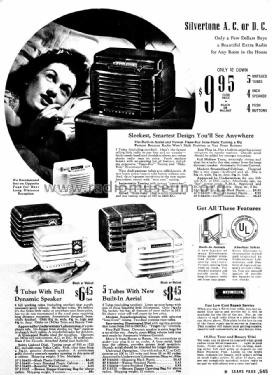 Silvertone Order= 57D 6401 Ch= 101.565 ; Sears, Roebuck & Co. (ID = 1298246) Radio