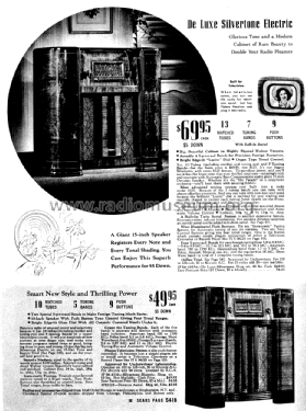 Silvertone Order= 57DM 6337 Ch= 101.576; Sears, Roebuck & Co. (ID = 1298173) Radio