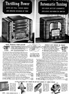 Silvertone Order= 57DM 6364 Ch= 101.581; Sears, Roebuck & Co. (ID = 1307419) Radio