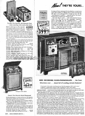 Silvertone Order= 57DM 8102 + 8104 Ch= 101.814-2B; Sears, Roebuck & Co. (ID = 1320306) Radio