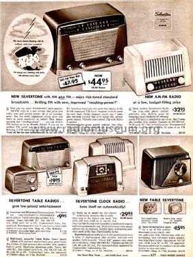 Silvertone Order= 57E 08005; Sears, Roebuck & Co. (ID = 1730294) Radio