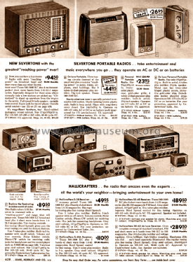 Silvertone Order= 57E 08260, 57ET 8261; Sears, Roebuck & Co. (ID = 1731640) Radio