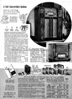 Silvertone Order= 57E 6368 Ch= 101.582; Sears, Roebuck & Co. (ID = 1304561) Radio