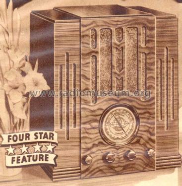 Silvertone Order= 57EM 4437; Sears, Roebuck & Co. (ID = 1275794) Radio