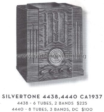 Silvertone Order= 57EM 4438; Sears, Roebuck & Co. (ID = 1565550) Radio