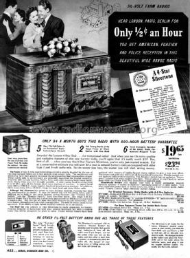 Silvertone Order= 57F 2511 Ch= 101.642; Sears, Roebuck & Co. (ID = 1307013) Radio