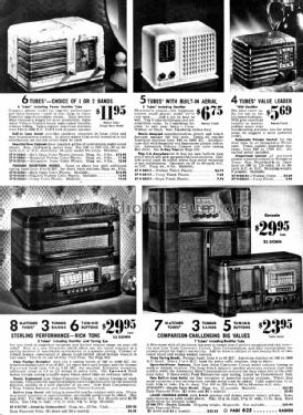 Silvertone Order= 57F 3161 Ch= 109.354-B; Sears, Roebuck & Co. (ID = 1310318) Radio