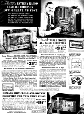 Silvertone Order= 57F 4620 or 57FM 4621 Radio Sears, Roebuck & Co ...