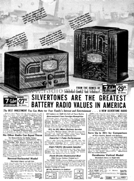 Silvertone Order= 57F 4636 or 67FM 4637; Sears, Roebuck & Co. (ID = 1276193) Radio