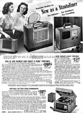 Silvertone Order= 57F 6561 Ch= 101.621 ; Sears, Roebuck & Co. (ID = 1310407) Radio