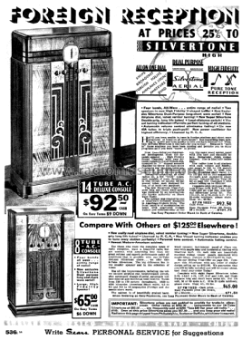 Silvertone Order= 57FM 1822; Sears, Roebuck & Co. (ID = 1268170) Radio