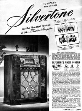 Silvertone Order= 57FM 721 Ch= 101.616; Sears, Roebuck & Co. (ID = 1309838) Radio