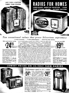 Silvertone Order= 57H 4612; Sears, Roebuck & Co. (ID = 1284843) Radio