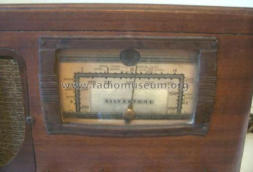 Silvertone Order= 57K 6023 Ch= 101.506; Sears, Roebuck & Co. (ID = 1300487) Radio