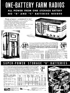 Silvertone 6071 Order= 57K 6071 Ch= 101.507; Sears, Roebuck & Co. (ID = 1285367) Radio