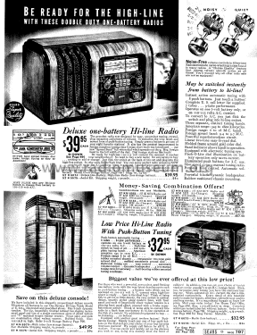 Silvertone Order= 57K 6073 Ch= 101.528; Sears, Roebuck & Co. (ID = 1285410) Radio